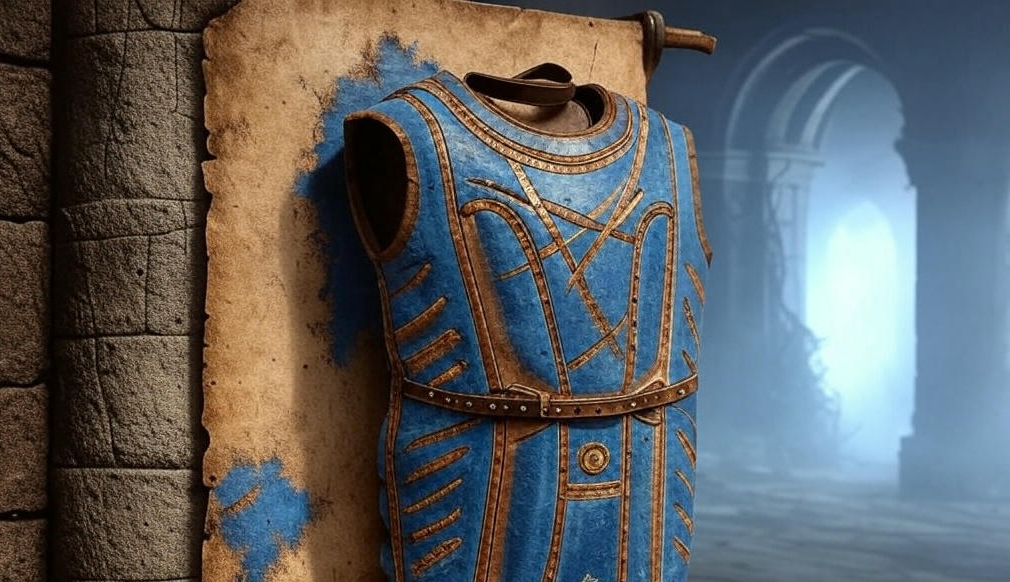 Battle-Worn Leather Jerkin at the Spire of Dawn