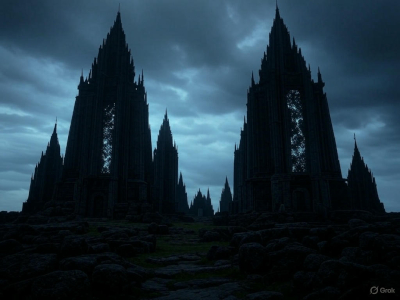 Mirrored halls and wind